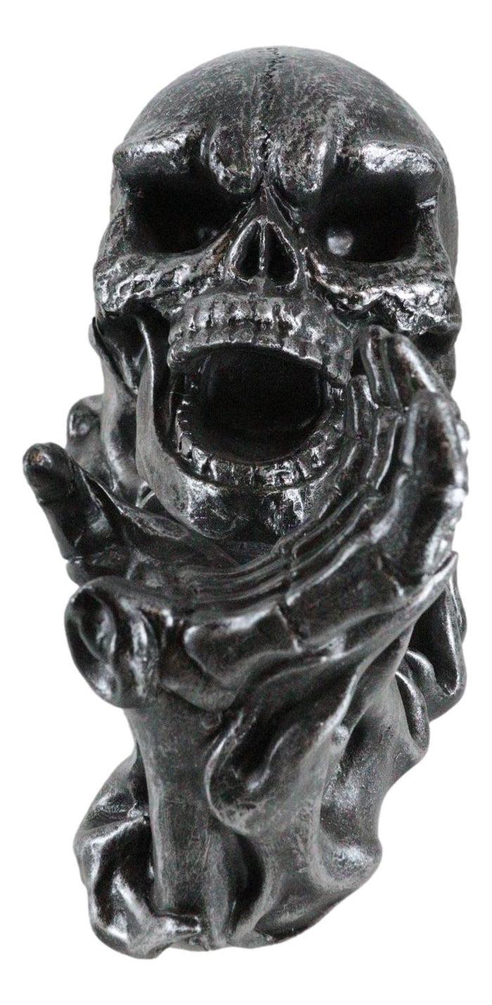 Ebros Gift Dead Rising Skull Hell's Booze Ghost Rider Flame Skeleton Wine Holder Figurine