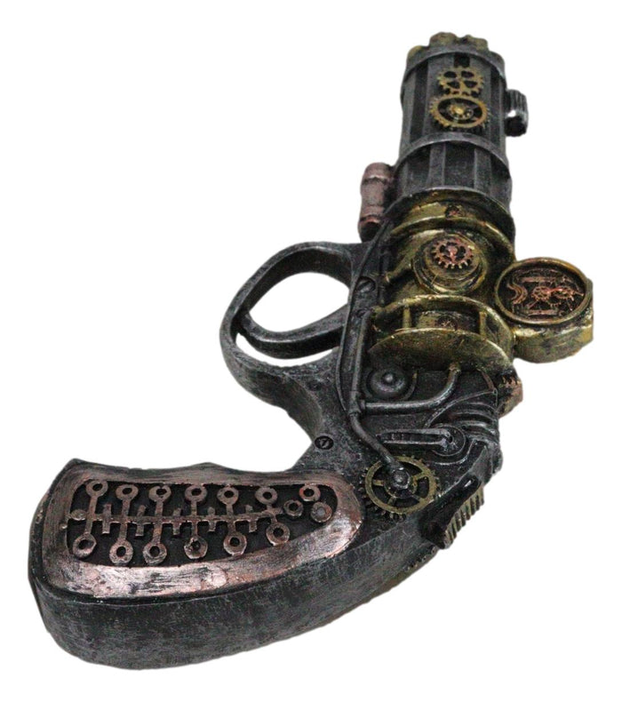 Ebros Gift Decorative Industrial Sci Fi Steampunk Blaster Pistol Gun Prototype Figurine