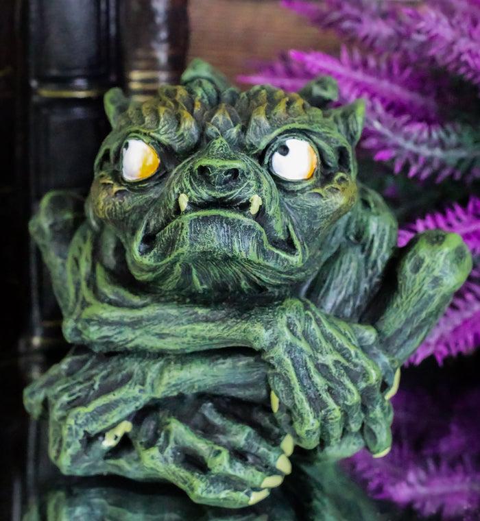 ebros gift Demonic Notre Dame Toad Troll Winged Gargoyle Figurine Collectible Shy Devil