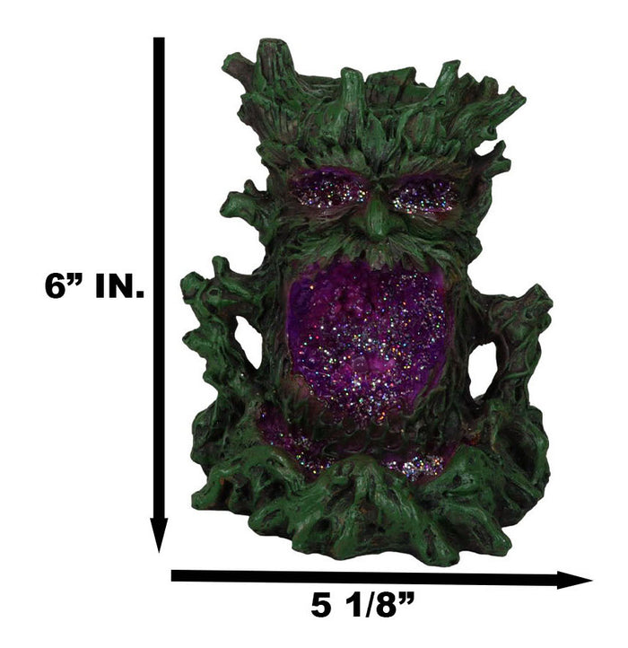 Ebros Gift Dendritic Greenman Tree Man Ent Backflow Incense Burner With LED Light Figurine