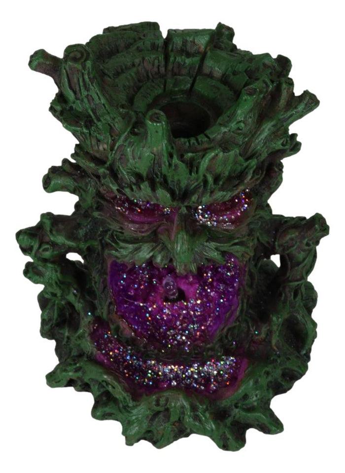 Ebros Gift Dendritic Greenman Tree Man Ent Backflow Incense Burner With LED Light Figurine