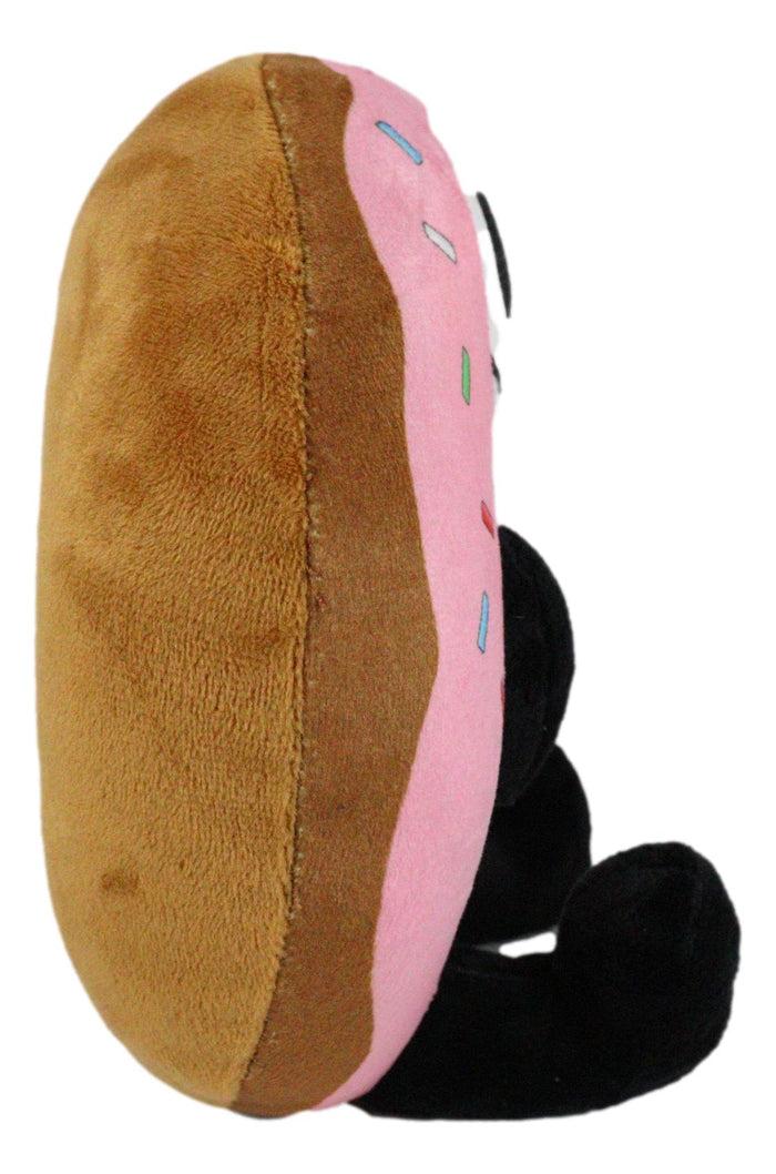 Ebros Gift Donatsu Strawberry Sprinkles Donut Furrybones Skeleton Plush Toy Doll Furry Bone