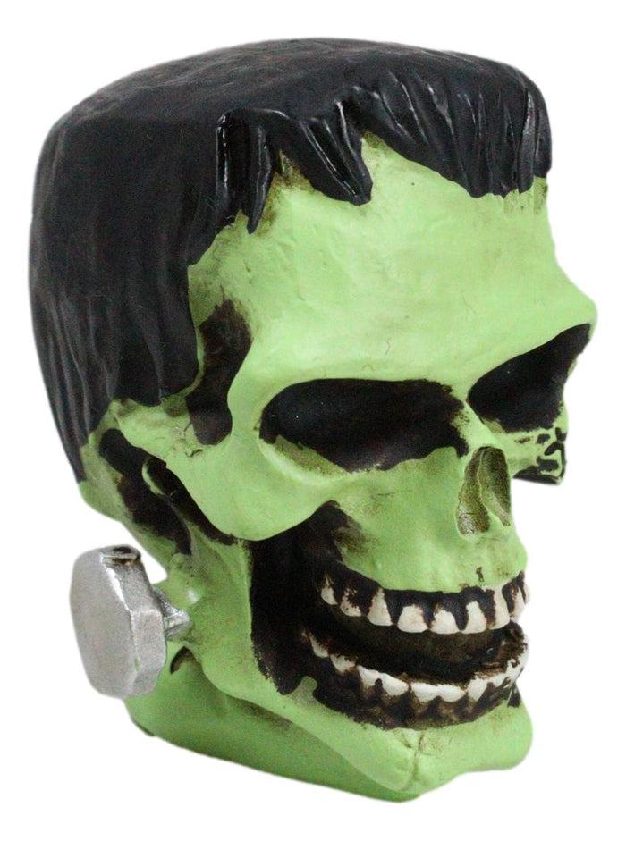 Ebros Gift Dr Victor Frankenstein Skull Figurine 2"H Miniature Frankenskull Gothic Skeleton