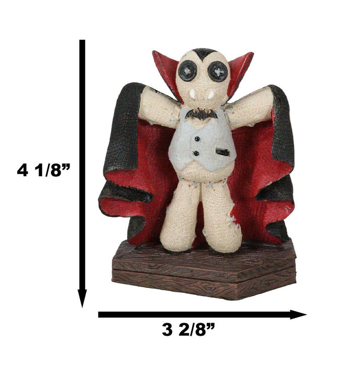 Ebros Gift Draco Vampire Dracula Pinheadz Halloween Monster With Voodoo Stitches Figurine