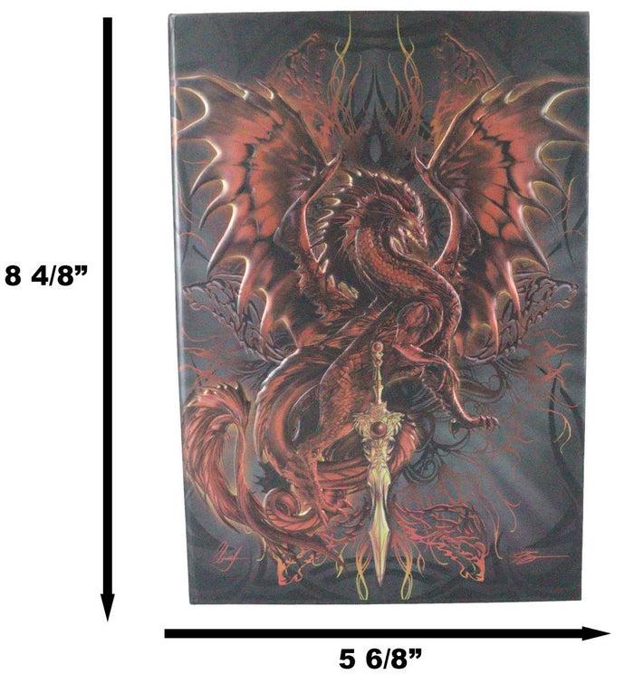 Ebros Gift Dragons Lair Fantasy Blood Blade Vampire Dragon Embossed Journal Diary Notebook