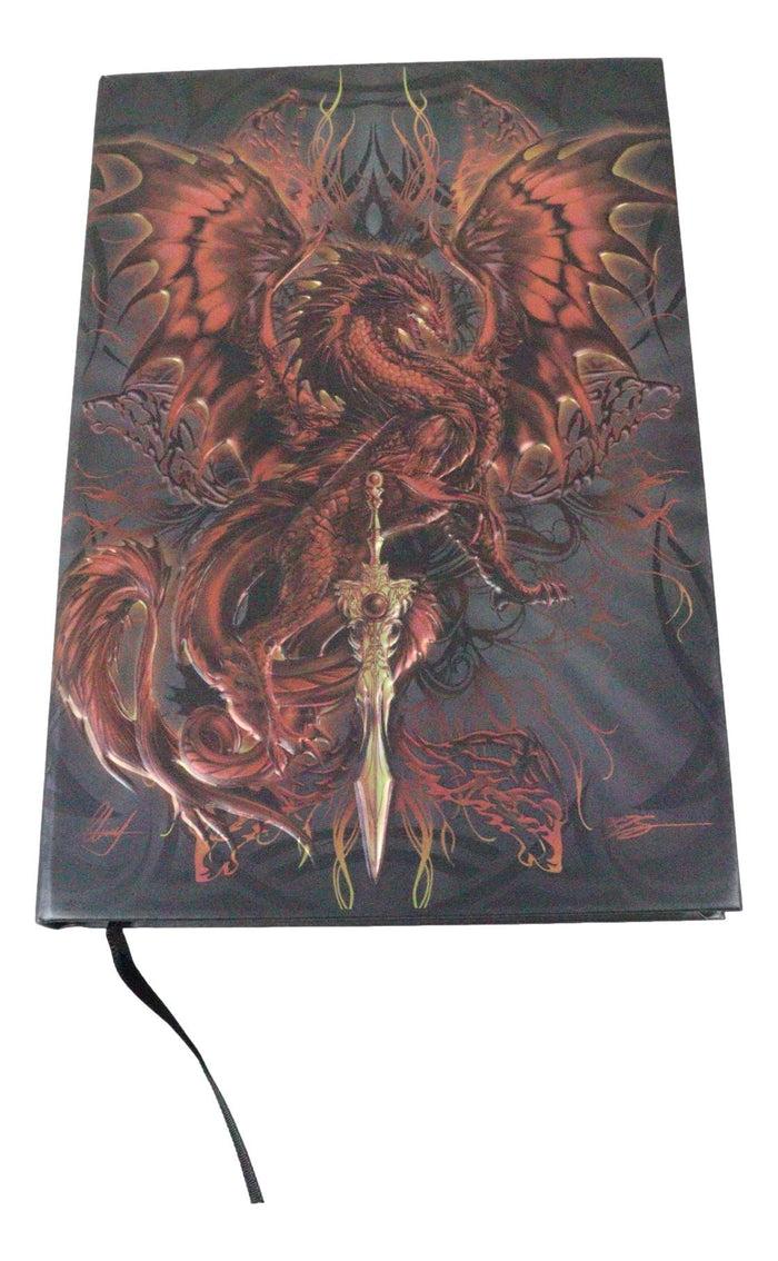 Ebros Gift Dragons Lair Fantasy Blood Blade Vampire Dragon Embossed Journal Diary Notebook
