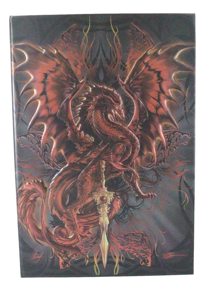 Ebros Gift Dragons Lair Fantasy Blood Blade Vampire Dragon Embossed Journal Diary Notebook