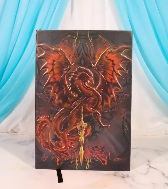 ebros gift Dragons Lair Fantasy Blood Blade Vampire Dragon Embossed Journal Diary Notebook