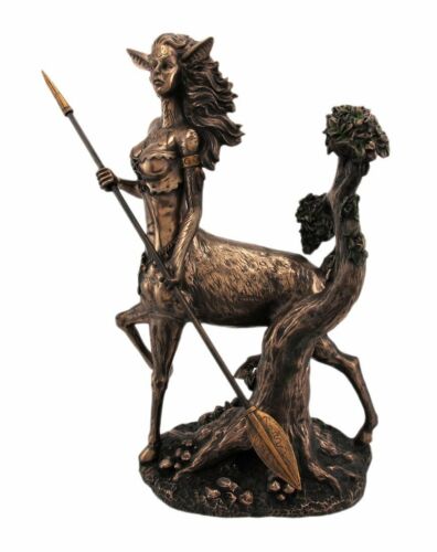 Ebros Gift Dryad Grecian Goddess With Spear Figurine Artemis Friend Statue Greek Mythology