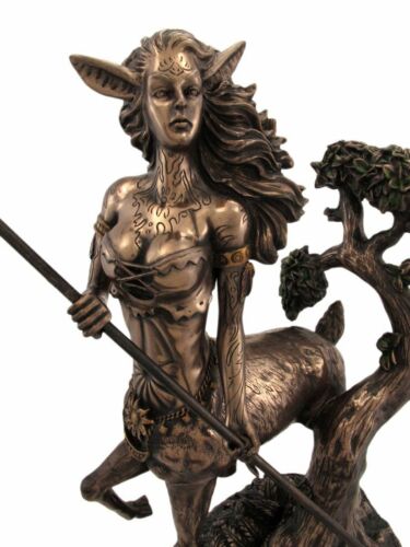 Ebros Gift Dryad Grecian Goddess With Spear Figurine Artemis Friend Statue Greek Mythology