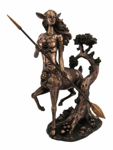 ebros gift Dryad Grecian Goddess with Spear Figurine Artemis Friend Statue Greek Mythology