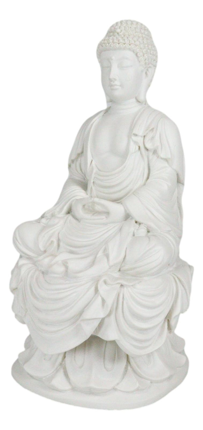 Ebros Gift Eastern Enlightenment Meditating Buddha Amitabha Statue 7.25"H Home Altar Zen