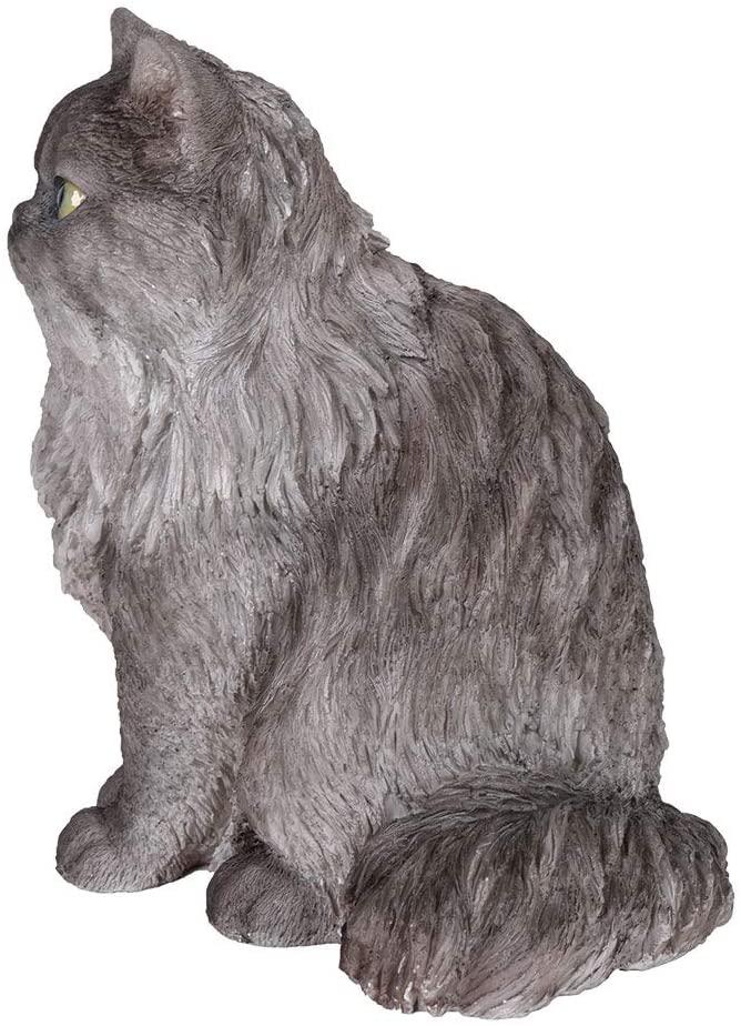 Ebros Gift Ebros 12"H Realistic Animal Persian Cat Kitten Collectible Home Decor Figurine