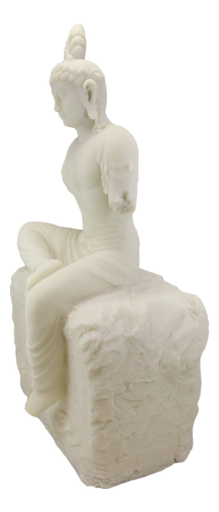 Ebros Gift Ebros 24"H Large Armless Goddess Of Compassion Kuan Yin Sitting On Mantra Rock Statue
