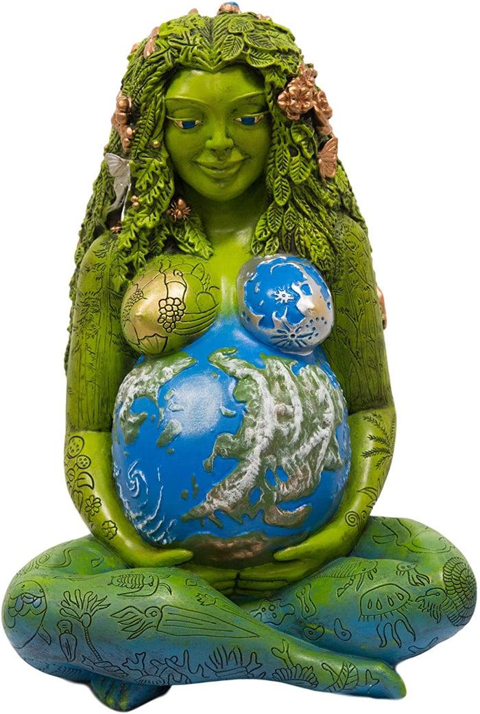 Ebros Gift Ebros 24" Tall Millennial Gaia Mother Earth Goddess Statue By Oberon Zell (XL)