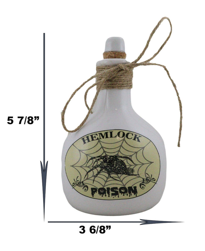 Ebros Gift Ebros 5.5"H Ceramic Mad Doctor Small Display Container With Cork Lid (Hemlock Spider)