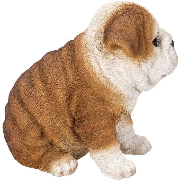 Ebros Gift Ebros 5"H Realistic Animal Bulldog Puppy Collectible Home Decor Figurine