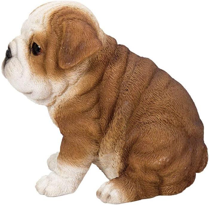 Ebros Gift Ebros 5"H Realistic Animal Bulldog Puppy Collectible Home Decor Figurine