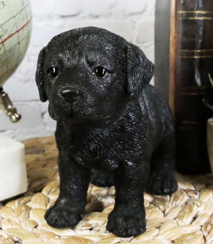 Ebros Gift Ebros 6.25"L Realistic Chocolate Labrador Puppy Resin Figurine