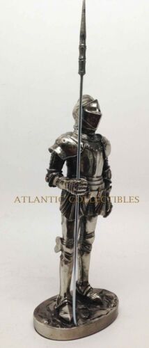 Ebros Gift Ebros 7 Inch Armored Medieval Knight With Large Spear Statue Figurine