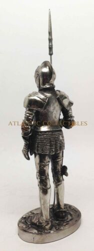 Ebros Gift Ebros 7 Inch Armored Medieval Knight With Large Spear Statue Figurine