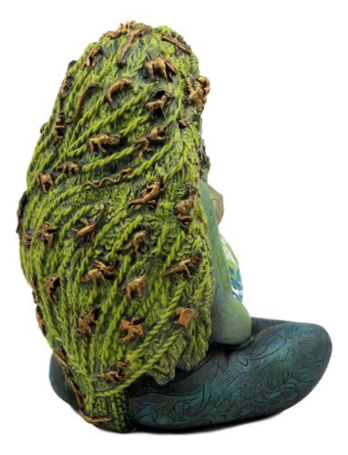 Ebros Gift Ebros 7" Millennial Gaia Mother Goddess Te Fiti Statue Oberon Zell (Earth Green)
