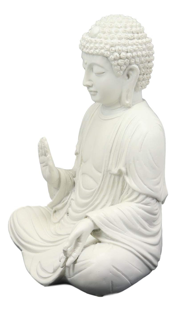 Ebros Gift Ebros Abhaya Mudra Buddha Shakyamuni Sitting In Meditation Statue 5.25" Tall