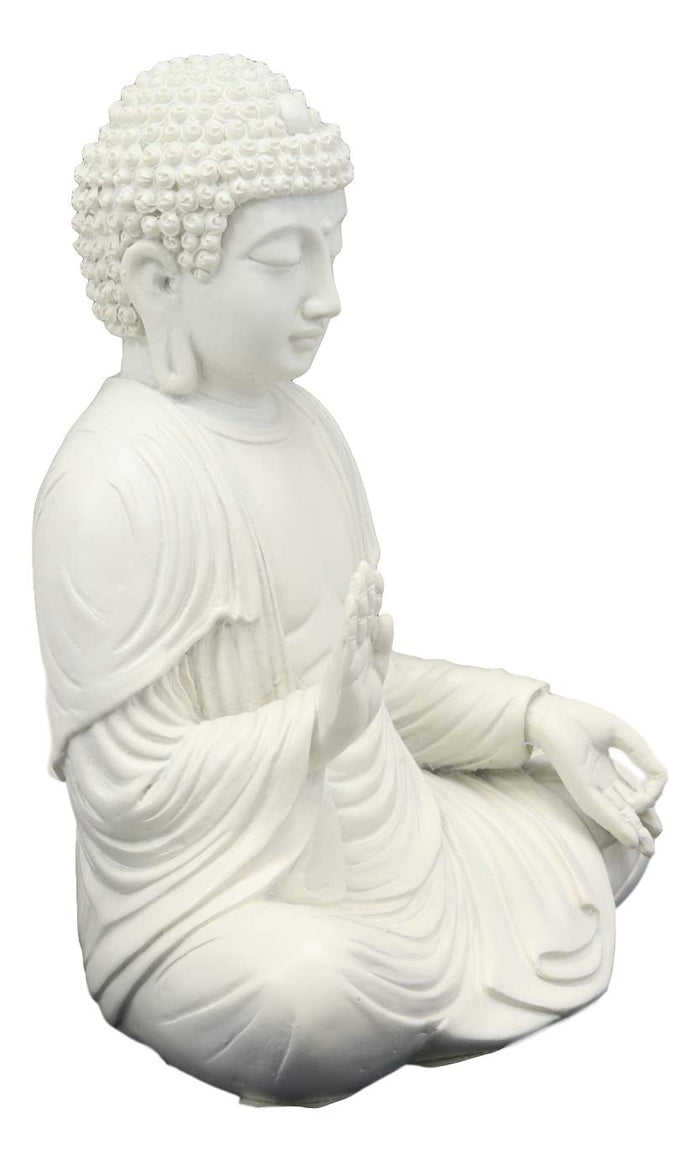 Ebros Gift Ebros Abhaya Mudra Buddha Shakyamuni Sitting In Meditation Statue 5.25" Tall