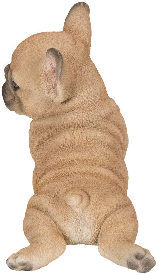 Ebros Gift Ebros Adorable French Bulldog Puppy Dog With Belly On The Ground Figurine 6.5"L