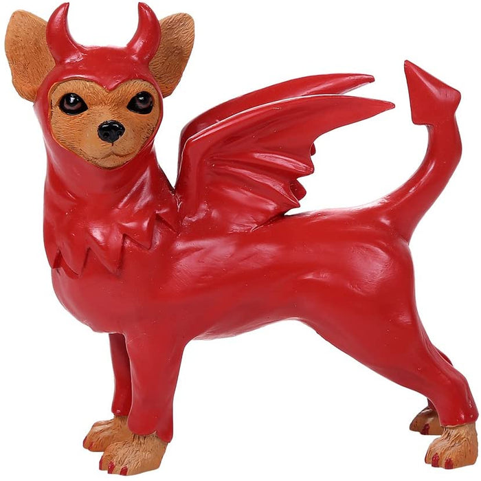 ebros gift Ebros Adorable Red Devil Chihuahua Collection Cute In Costume 4.5"L