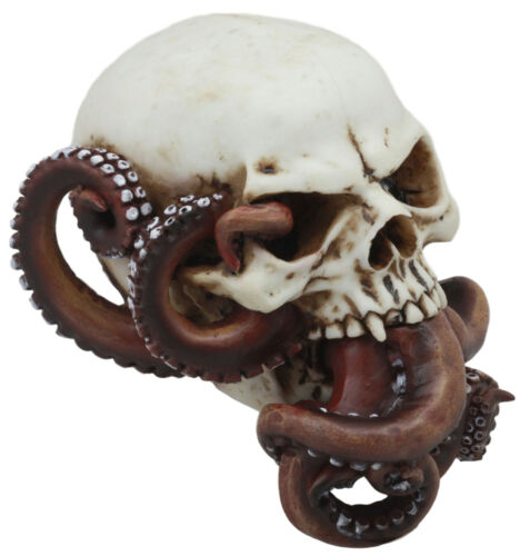Ebros Gift Ebros Alien Kraken Octopus Rupturing Host Skull Statue Nautical Ocean Decor