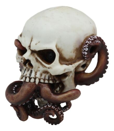 Ebros Gift Ebros Alien Kraken Octopus Rupturing Host Skull Statue Nautical Ocean Decor