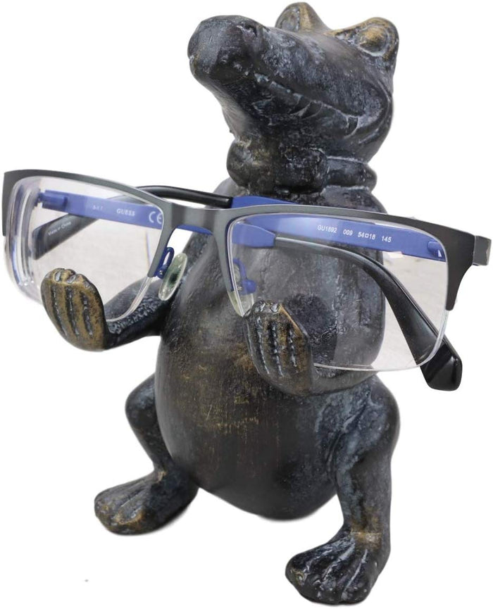 Ebros Gift Ebros Aluminum Alligator Crocodile Eyeglass Spectacle And Business Card Holder