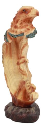 Ebros Gift Ebros American Pride Bald Eagle Bust Statue 9"H Eagle Soaring Over Rocky Cliffs