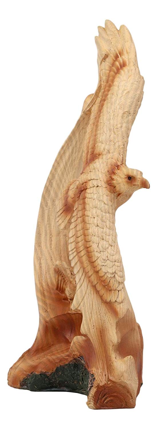 Ebros Gift Ebros American Wildlife Aerial King Of The Sky Bald Eagle Soaring Statue 7.25"H
