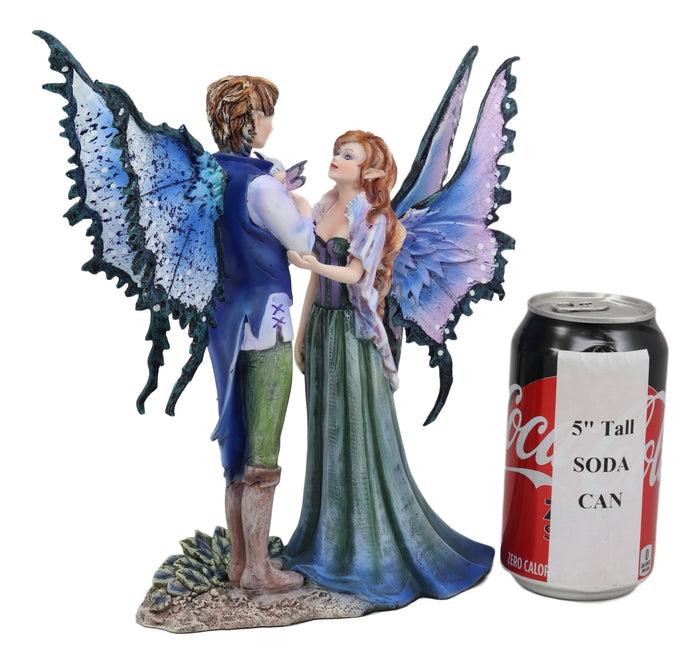 Ebros Gift Ebros Amy Brown Family Love Fairy Mother Father And Baby Child Statue 9.5" Tall Fantasy Mythical Faery Garden Magic Collectible Figurine Fairies Pixies Nymphs Decor