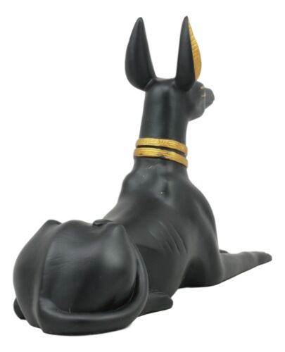 Ebros Gift Ebros Ancient Egyptian God Anubis Dog In Sitting Pose Figurine 10" Long