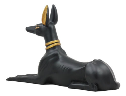 Ebros Gift Ebros Ancient Egyptian God Anubis Dog In Sitting Pose Figurine 10" Long