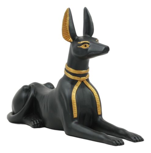 ebros gift Ebros Ancient Egyptian God Anubis Dog in Sitting Pose Figurine 10" Long