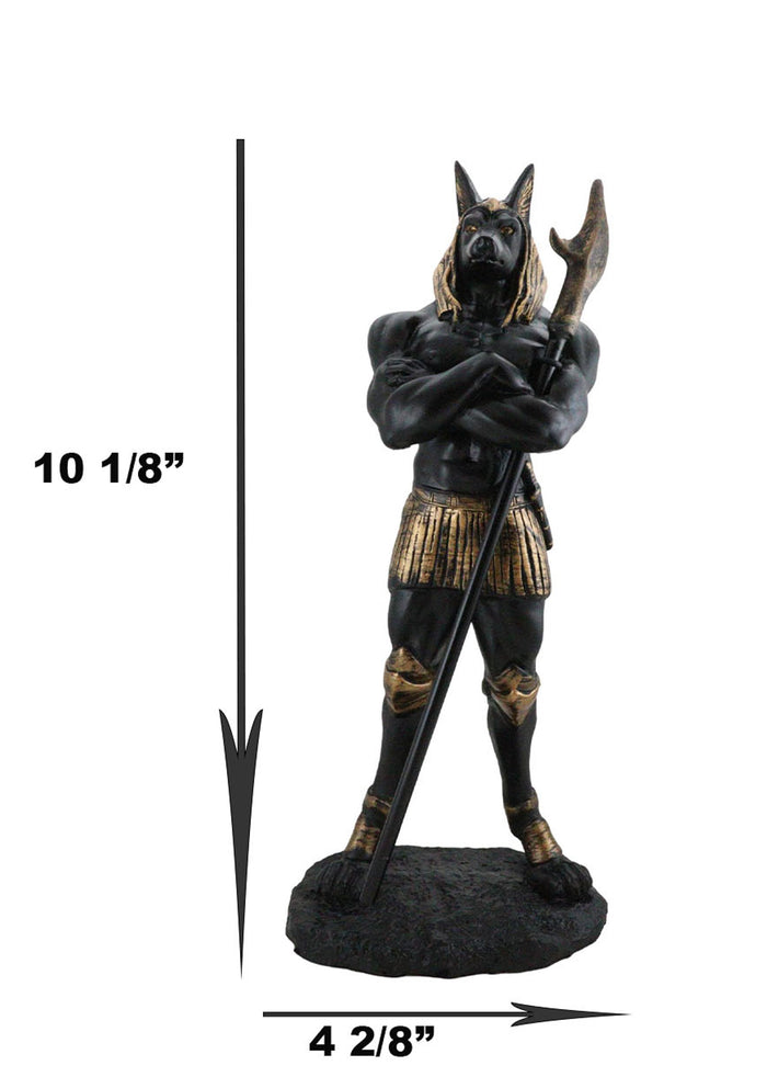 Ebros Gift Ebros Ancient Egyptian God Anubis Figurine 11" Tall Jackal God Mummification
