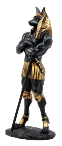 Ebros Gift Ebros Ancient Egyptian God Anubis Figurine 11" Tall Jackal God Mummification