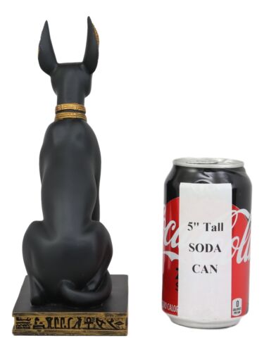 Ebros Gift Ebros Ancient Egyptian Sitting Anubis In Jackal Dog Form Statue 9.25" Tall Anpu God Of Afterlife Mummification And The Dead Collectible As Historical Cultural Heritage Academic Figurine