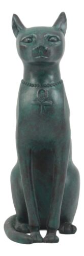 Ebros Gift Ebros Ancient Egyptian Sitting Cat Bastet Statue In Aged Bronze Patina Resin Finish 8.5" Tall