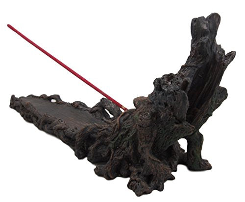 Ebros Gift Ebros Ancient Greenman Spirit Incense Burner Holder Aroma Scent Figurine 10.5"H
