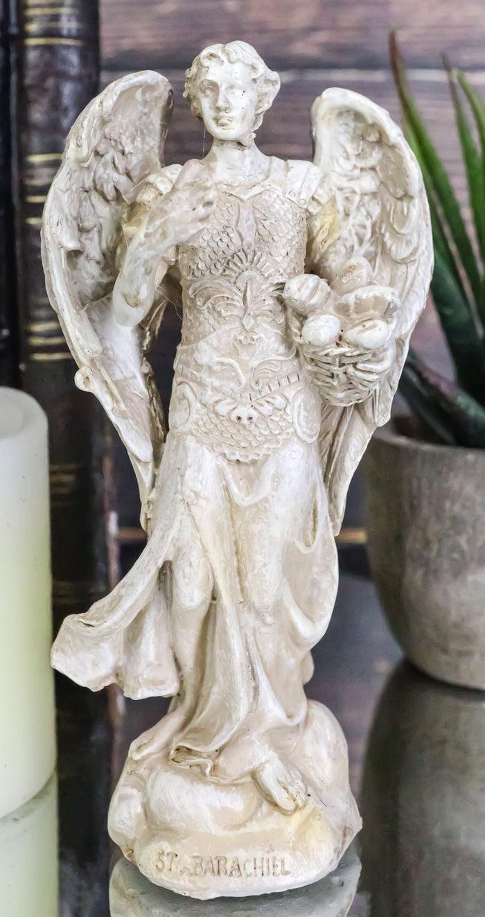 Ebros Gift Ebros Archangel Holy Saint Barachiel Statue 5"Tall Provision And Blessings Of God