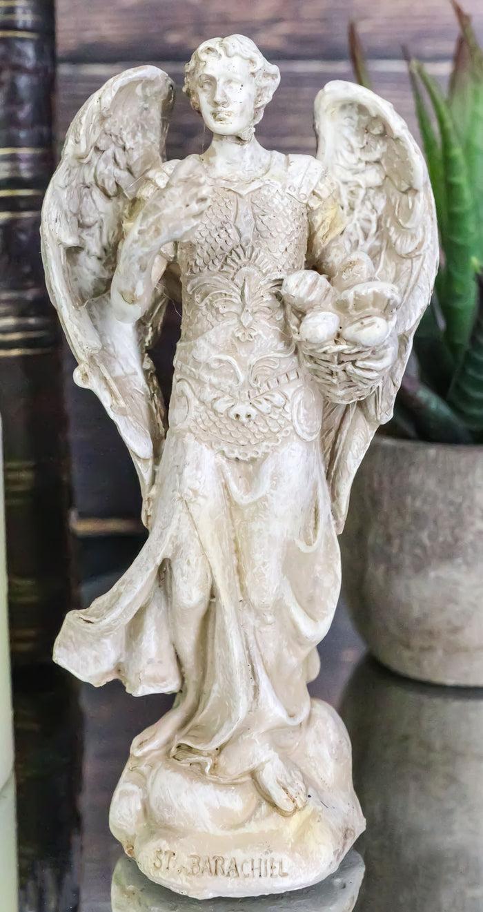ebros gift Ebros Archangel Holy Saint Barachiel Statue 5"Tall Provision And Blessings Of God