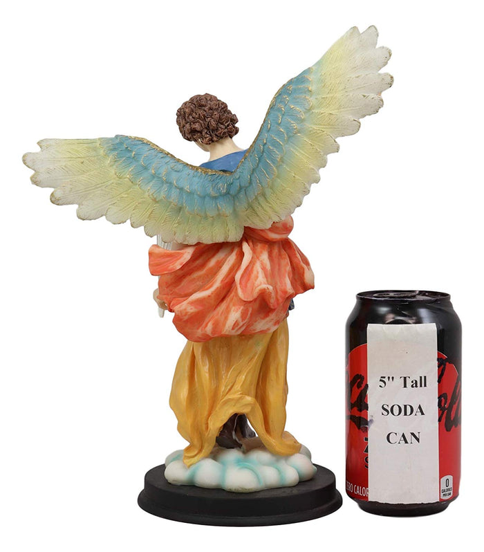 Ebros Gift Ebros Archangel Saint Gabriel Statue 11.75"Tall Messenger With Brass Name Plate