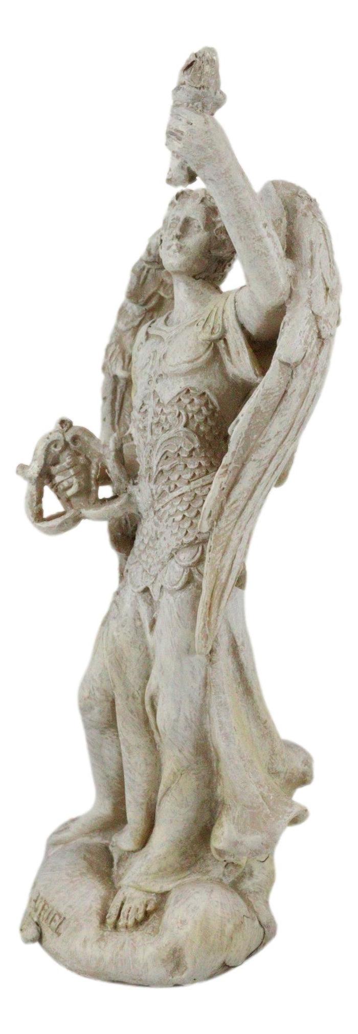 Ebros Gift Ebros Archangel Saint Uriel Statue 5"H Light And Fire Of God Patron Of Confirmation