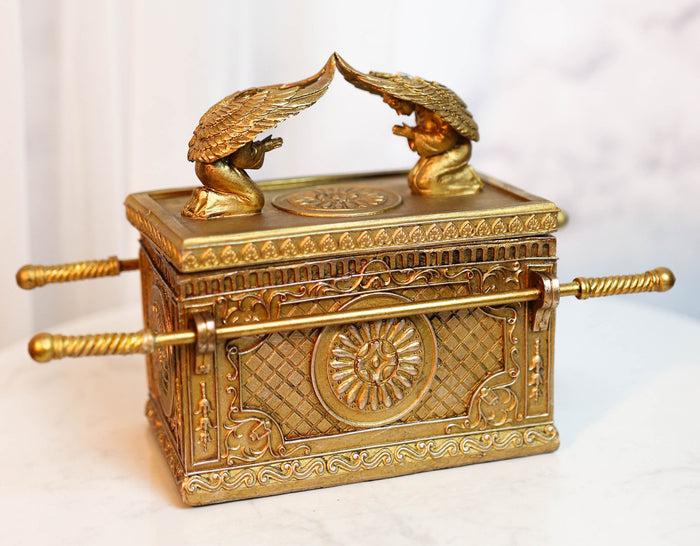 ebros gift Ebros Ark Of The Covenant With Cherubim Angels Decorative Box 9.5"L (1:5 Scale)