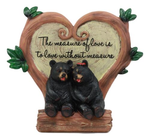 Ebros Gift Ebros Bear Couple Under Heart Shaped Willow Tree Figurine Love Without Measure